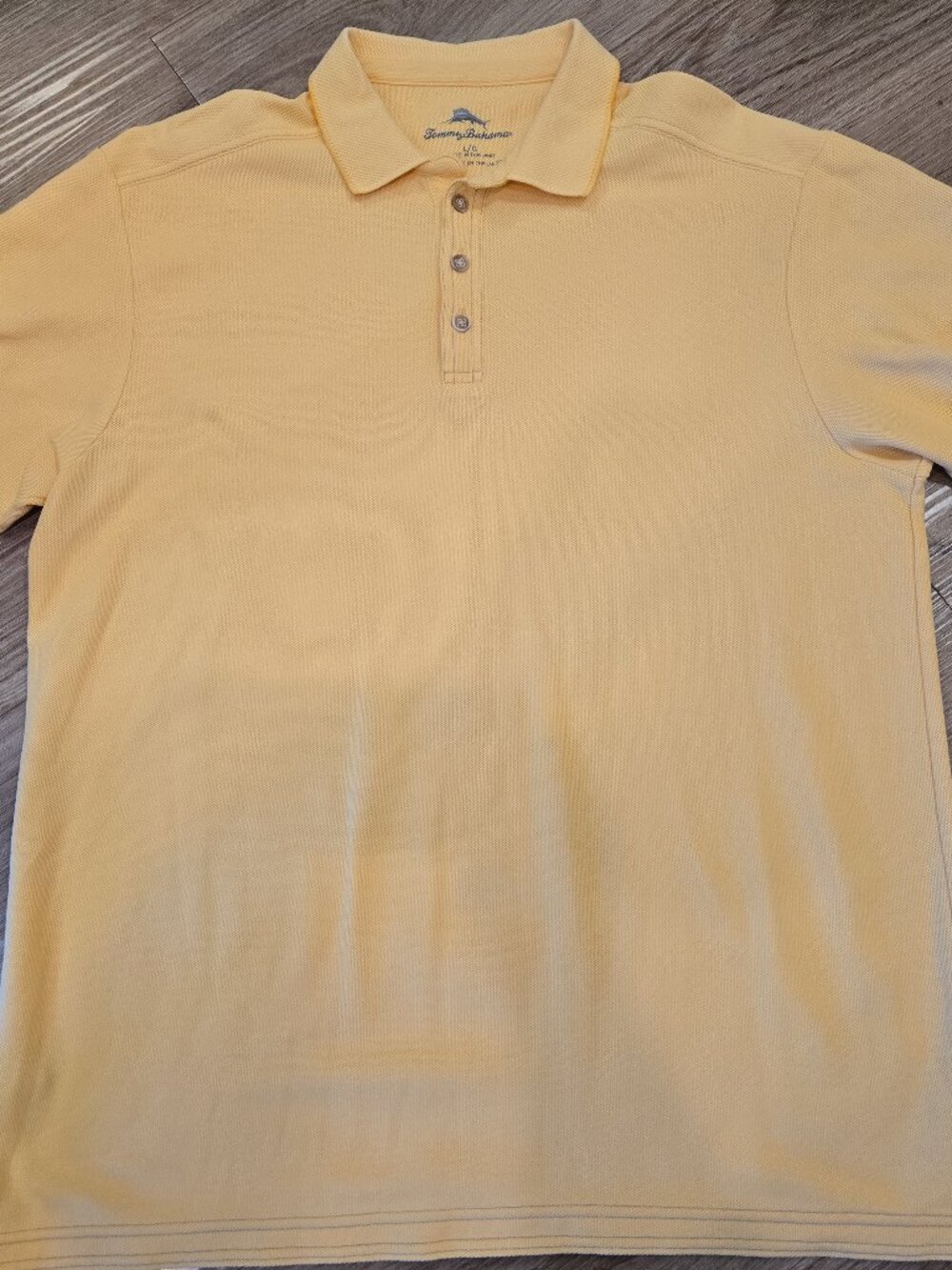 Tommy Bahama Short Sleeve Yellow Polo